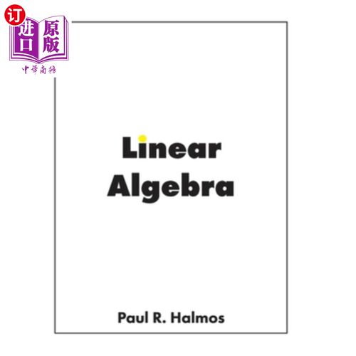 按需印刷Linear Algebra: Finite-Dimensional Vector Spaces 线性代数:有限维向量空间