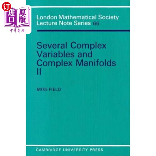 海外直订Several Complex Variables and Complex Manifolds 几个复变量与复流形