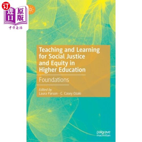 海外直订Teaching and Learning for Social Justice and Equ... 高等教育中的社会公正与公平的教与学