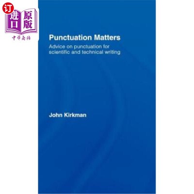 海外直订Punctuation Matters: Advice on Punctuation for Scientific and Technical Writing 标点问题:关于科技写作标点的