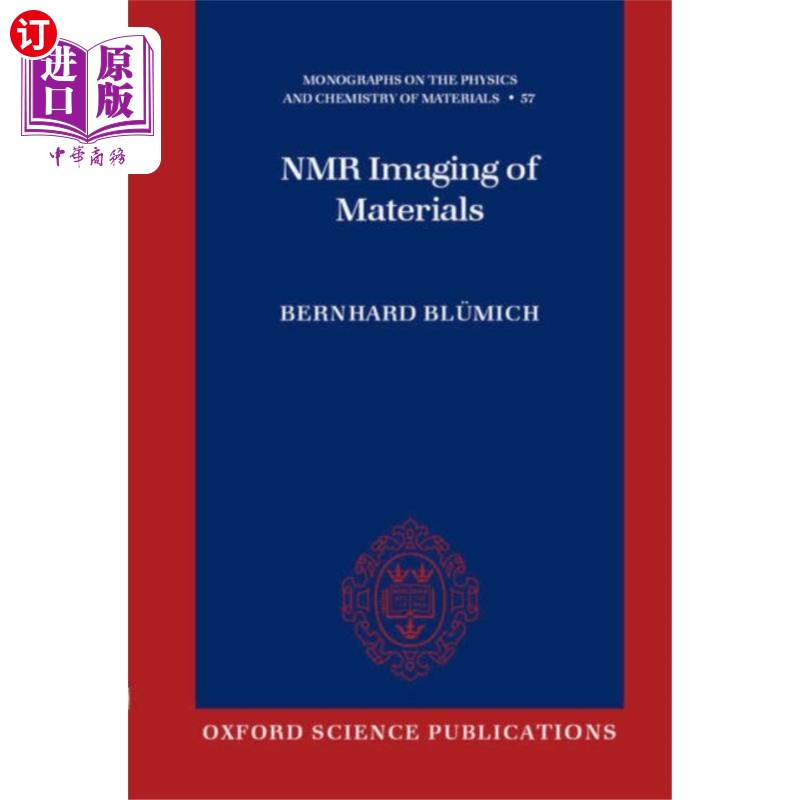 海外直订NMR Imaging of Materials 材料的核磁共振成像