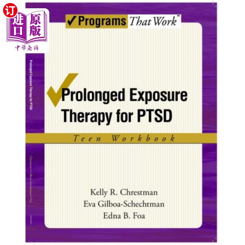 海外直订医药图书Prolonged Exposure Therapy for PTSD: Teen Workbo... PTSD的长期暴露疗法:青少年工作手册