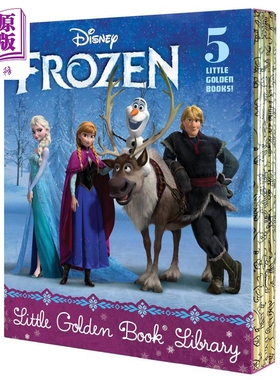 Frozen Little Golden Book Library 小金书故事集：冰雪奇缘 英文原版 儿童绘本 迪士尼系列 2-5岁【中商原版】