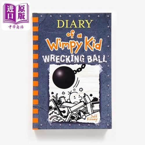 Diary of a Wimpy Kid 14 Wrecking Ball 小屁孩日记14 英国版 平装 英文原版进口儿童小初文学幽默故事章节书【中商原版】