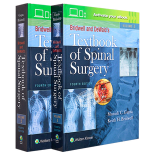 现货 脊柱外科手册 第4版 Bridwell and DeWald s Textbook of Spinal Surgery Keith H Bridwell 英文原版 医学【中商原版】