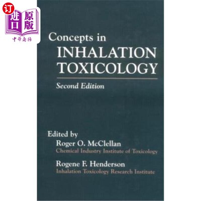 海外直订医药图书Concepts in Inhalation Toxicology 吸入毒理学的概念