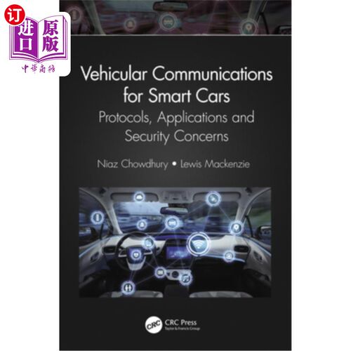 海外直订Vehicular Communications for Smart Cars: Protocols, Applications and Security Co 智能汽车的车载通信:协议、