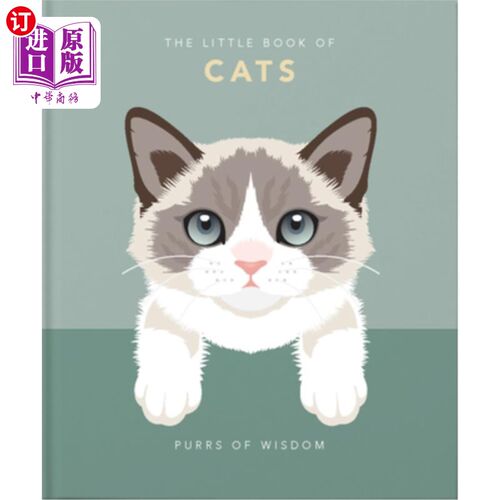 海外直订The Little Book of Cats: Purrs of Wisdom 猫的小书:智慧的呼噜声