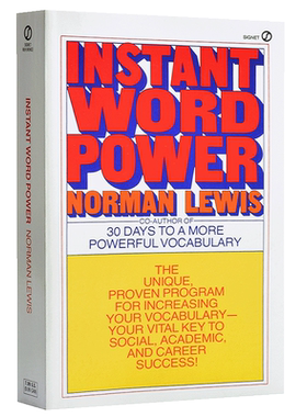 【中商原版】即时词汇的力量 英文原版 Instant Word Power  The Unique, Proven Program for Increasing Your Vocabulary