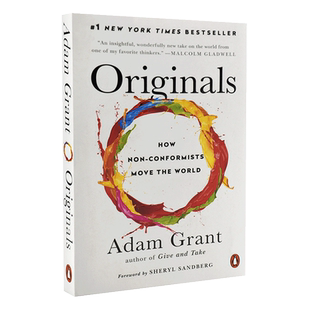 离经叛道 美版平装 不按常理出牌的人如何改变世界 英文原版 Originals 亚当格兰特 谢丽尔桑德伯格 企鹅经典 心理励志 选项B