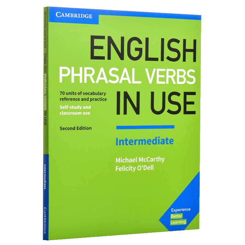 【中商原版】剑桥中级英语短语动词 配答案 英文原版English Phrasal Verbs in Use Intermediate
