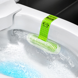 日本智能马桶洁厕宝悬挂式蓝泡泡无水箱马桶清洁挂篮厕所除臭神器