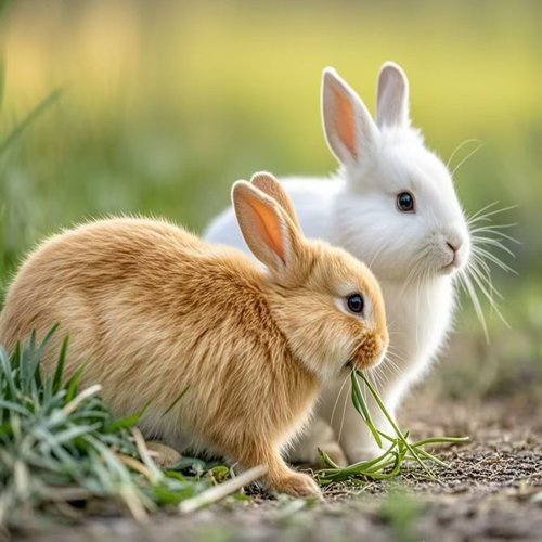 小兔子活物肉兔活体大型家兔