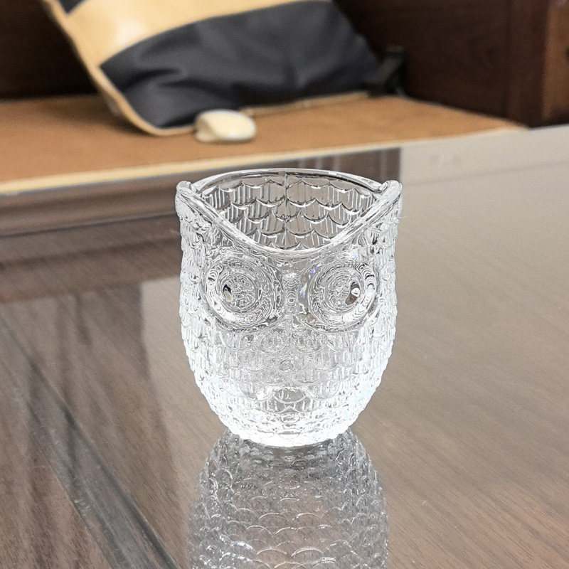 ins风玻璃水杯家用香氛杯猫头鹰威士忌杯洋酒杯鸡尾酒果烛台个性,餐饮具,洋酒/威士忌杯,淘宝优惠券,粉丝福利购,淘宝优惠卷