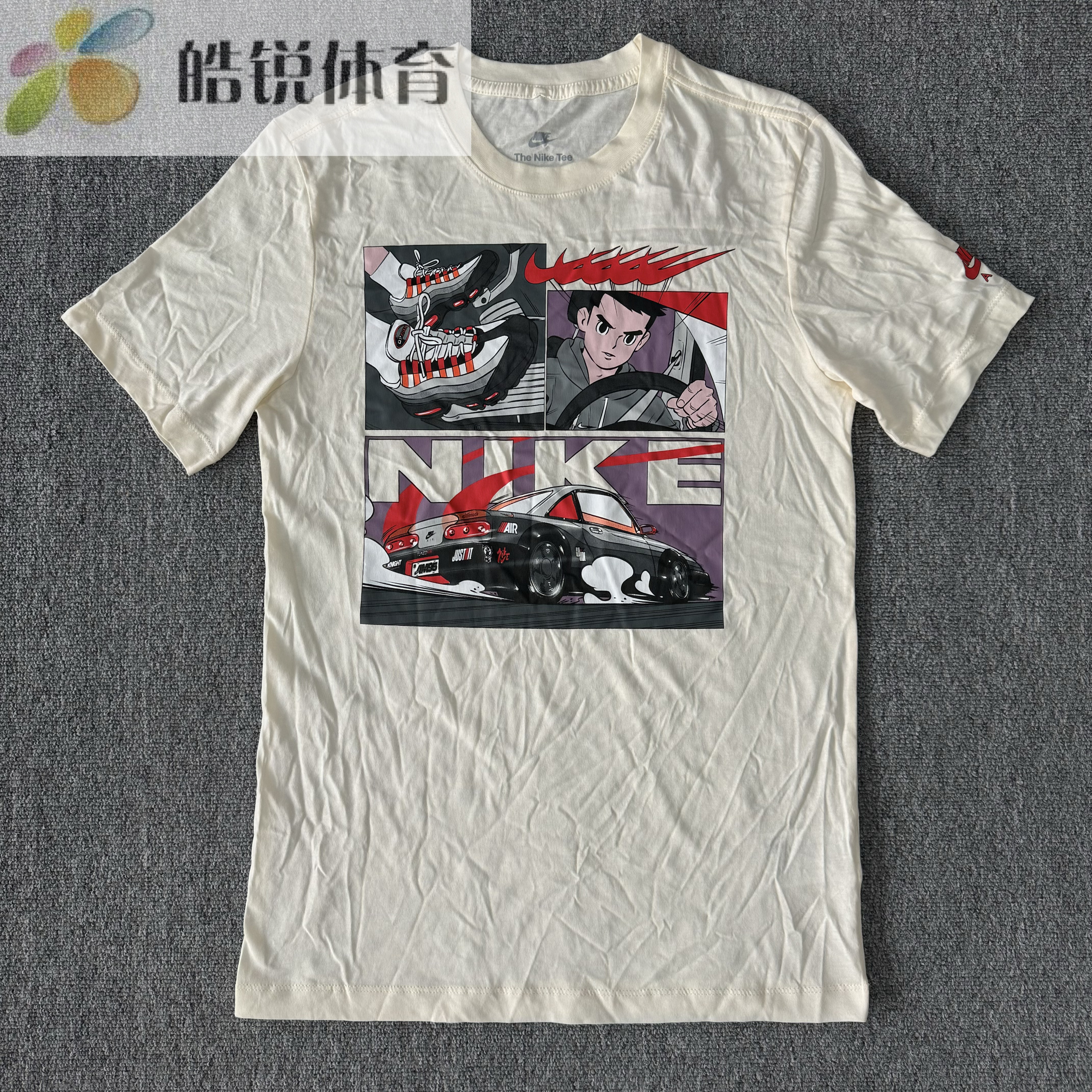 Nike 耐克男子卡通印花运动休闲运动短袖T恤FD1336-110