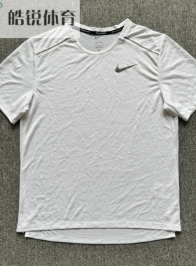 Nike Dri-Fit耐克男夏季运动跑步训练速干透气圆领短袖T恤AJ7566