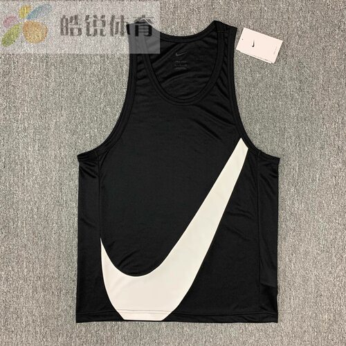 Nike Dri-Fit耐克男子夏季大勾印花运动休闲透气无袖背心DH7133