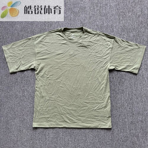 Nike Oversized耐克男子刺绣标宽松透气运动休闲圆领T恤FB9767