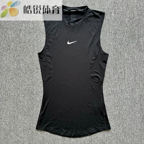 Nike PRO耐克男运动休闲训练健身圆领无袖背心紧身T恤FB7915-010