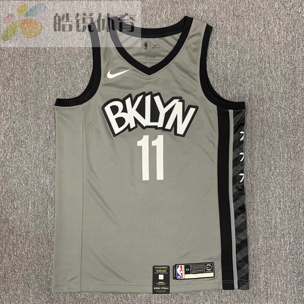 Nike NBA耐克布鲁克林篮网队11号欧文运动训练篮球背心AT9792-004