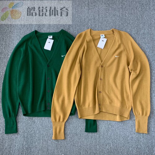 皓锐体育 耐克Nike 男子V领运动休闲针织开衫外套 DQ6307-722-341
