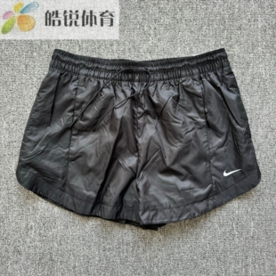 Nike耐克女子刺绣标跑步健身训练透气休闲运动短裤HM8403-010