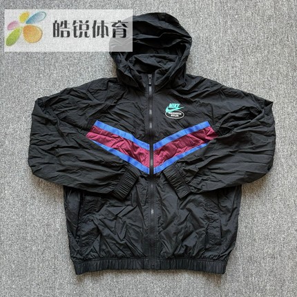 Nike耐克男子防风跑步运动休闲梭织立领夹克外套DM5021-010