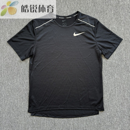 Nike Dri-Fit耐克男速干透气跑步训练休闲运动短袖T恤AJ7566-010