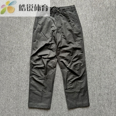 Nike 耐克男子刺绣防泼水梭织宽松直筒休闲可束脚长裤FZ0711-060