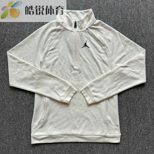 Nike JORDAN耐克男子高尔夫半拉链运动休闲套头衫卫衣FB7564-133