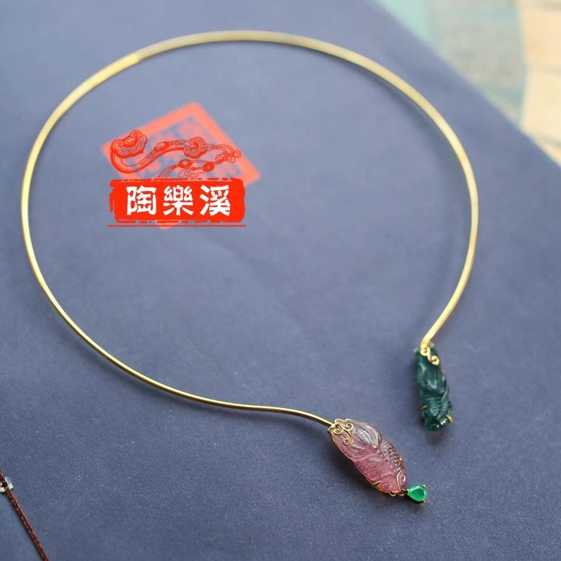 新中式珠宝项圈陶乐溪多宝项圈