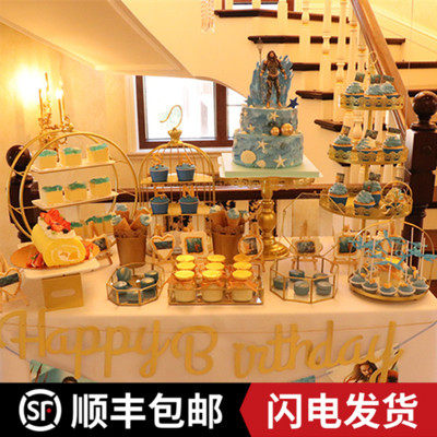 欧式甜品台摆件展示架甜点盘冷餐茶歇摆台蛋糕架子下午茶点心架,餐饮具,果盆/果盘/果篮,淘宝优惠券,粉丝福利购,淘宝优惠卷