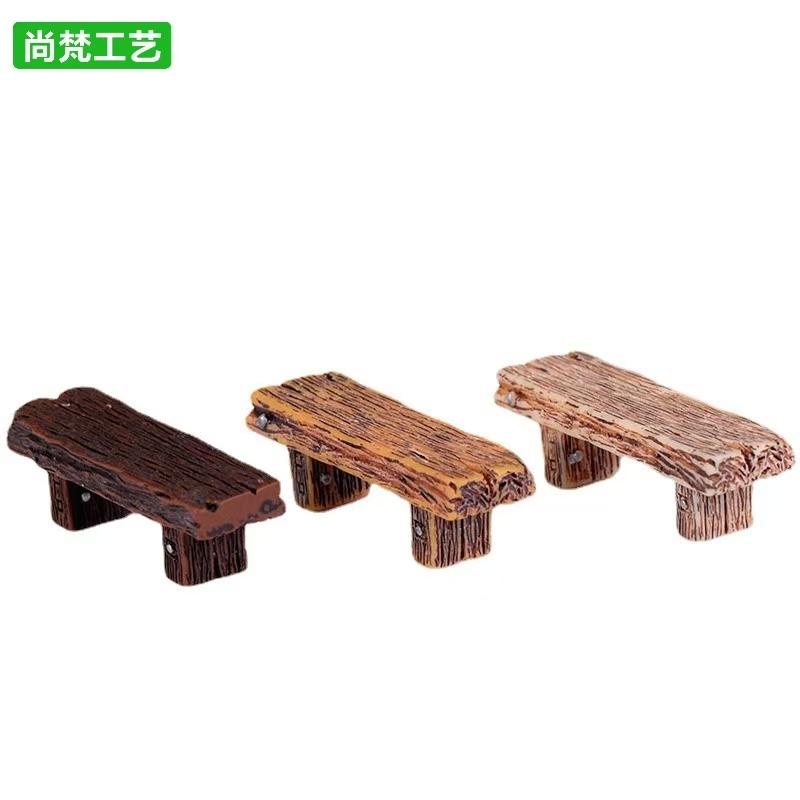 微景观仿真微缩迷你小凳子摆件