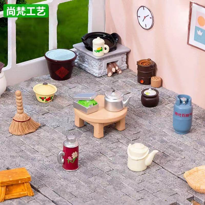 微景观复古年代怀旧生活用品微缩模型 娃娃屋diy装饰品配件小摆件,家居饰品,装饰摆件,淘宝优惠券,粉丝福利购,淘宝优惠卷