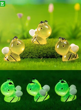 跨境苔藓微景观创意夜光小蜜蜂