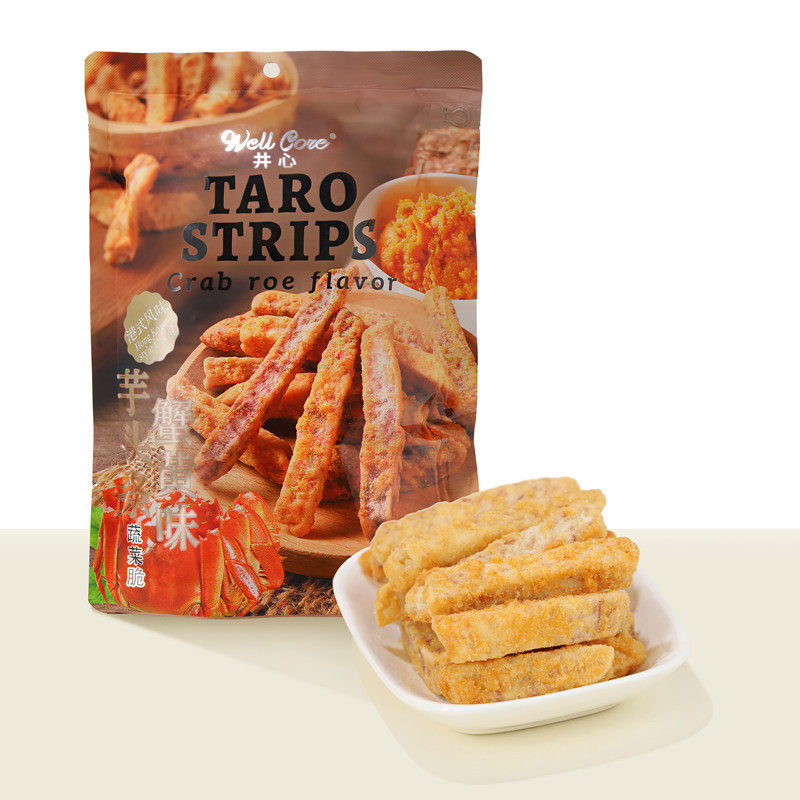 井心蟹黄芋头条原切荔浦芋头蔬菜脆条100g办公室宿舍追剧零食品