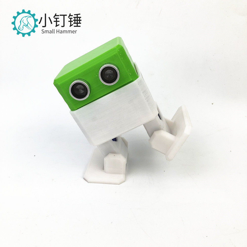 OTTO 机器人 开源 双足人形 ffor arduino 单片机 避障3D打印跳舞