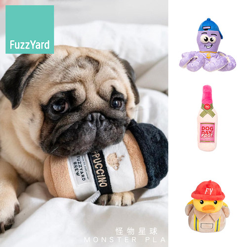 Fuzzyard玩具狗狗的陪伴朋友