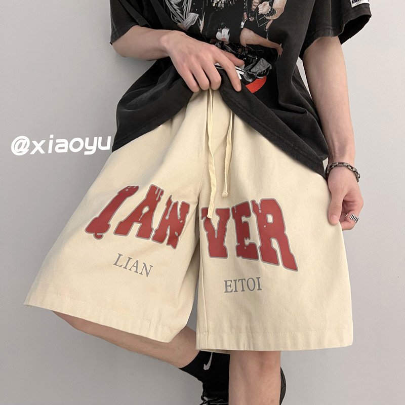 XZ616夏季新款宽松百搭大字母印花休闲五分裤短裤TY356P45控55,男装休闲裤,星座512A（原616）