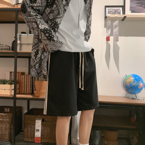 夏季宽松百搭三条扛短裤休闲五分裤 TY139 P35控48图片
