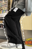 冬季新款华夫格贴标加绒加厚保暖卫裤休闲裤XZ616-TY248P55控68，男装休闲裤，星座512A（原616）