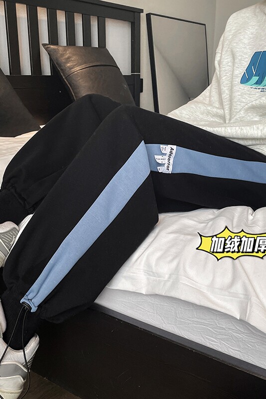 XZ616秋冬季新款韩版贴标加绒加厚休闲卫裤TY240,男装休闲裤,星座512A（原616）
