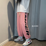 早秋宽松百搭印花字母休闲韩版卫裤XZ616-TY210P55控68，男装休闲裤，星座512A（原616）