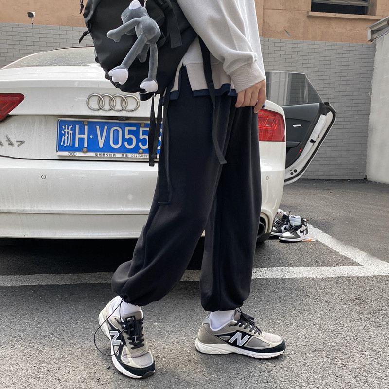 XZ616春季纯色百搭休闲卫裤TY028P45控58,男装休闲裤,星座512A（原616）