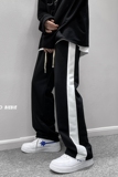 新款高街拖地垂感潮牌休闲卫裤XZ616-TY228P4558，男装休闲裤，星座512A（原616）