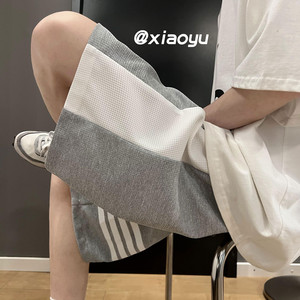 XZ616 夏季新款华夫格裤子休闲百搭五分裤 TY351 P38控49图片