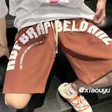 XZ616夏季新款字母发泡印花短裤TY355P35控48，男装休闲裤，星座512A（原616）