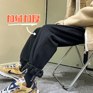 冬季新款加绒加厚卫裤束脚休闲裤 XZ616-TY252 P55控68图片