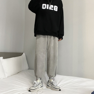 秋季宽松百搭爆款灯芯绒玉米粒抽绳休闲九分裤 TY040 P50 控68图片