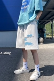 夏季宽松百搭潮流休闲五分运动裤TY127P30控39，男装休闲裤，星座512A（原616）